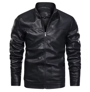 เสื้อแจ็คเก็ตหนังแท้สำหรับผู้ชาย-ดีไซน์ทันสมัย คุณภาพสูง ราคาประหยัด - Product Image 1