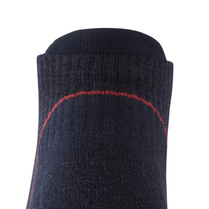 2026 Best Selling Ankle <b>Socks</b> Solid Navy Red Trim Breathable Knitted Spandex <b>Polyester</b> Running Summer Adults Grip <b>Socks</b> - Product Image 3