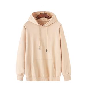 Customized Wholesale New Arrival <b>Men</b>’s Oversized Pullover <b>Hoodies</b> Breathable 100% Cotton Solid Plain Hooded <b>Sweatshirts</b> - Product Image 6