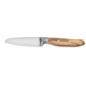 Cuchillos de Cocina Profesionales de Acero Inoxidable, Cuchillos Afilados con Mango de Madera Natural para Pelar y Rebanar Frutas y Verduras - Product Image 1