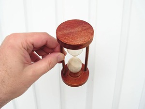 Wooden Sand Timer Elegant Glass Hourglass Decor Ideal For Office <b>Desk</b> <b>Study</b> Table And Home Display Wholesale From india - Product Image 5