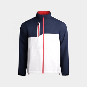 Color Block Soft Shell <b>Jacket</b> Stand Collar <b>Waterproof</b> Zip Up Outdoor Windproof <b>Men's</b> Outerwear <b>Men</b> <b>Rain</b> <b>Jacket</b> - Product Image 1