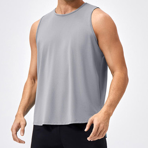 <b>Men</b> Sleeveless Gym Training Tank Top Breathable Running <b>Singlet</b> Quick Dry Fitness Workout Bodybuilding Athletic Sportswear - Product Image 2