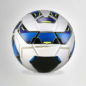 Balón de Fútbol Cosido a Máquina, Ecológico, Ligero y Duradero, Negro, Blanco, Azul, Amarillo, para Entrenamiento en Interiores y Exteriores - Product Image 4