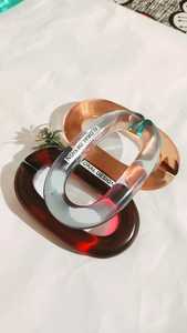 Decoración de pared con cadena de eslabones de resina de diseño moderno, cadena de eslabones acrílicos transparente para decoración de pared y acento de jardín. - Product Image 5