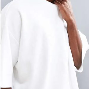 Men Oversized Front Pocket Short Sleeve O Neck Solid <b>Colour</b> Casual T <b>Shirt</b> Breathable Eco-Friendly High Quality Knitted Fabric - Product Image 6