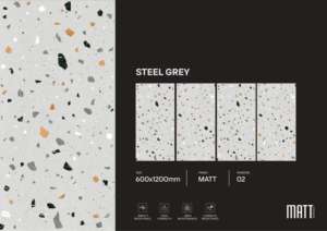 กระเบื้องพอร์ซเลน Elite Matt ขนาด 600x1200 มม. กระเบื้องปูพื้นและผนังขนาดใหญ่ สำหรับบ้านหรู อพาร์ทเมนท์ และตกแต่งภายในเชิงพาณิชย์ - Product Image 3