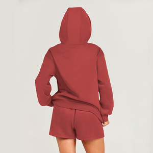 Conjuntos de Sudadera con Capucha y Pantalones Cortos de Invierno para Ropa de Talla Grande, Conjuntos de 2 Piezas de Ropa de Otoño e Invierno, Chándales con MOQ Bajo - Product Image 2