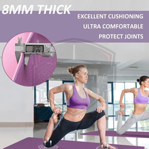 Tapis de yoga en PVC extra épais de haute qualité, antidérapant, doux, pour l'exercice physique, la salle de sport, en stock - Product Image 4