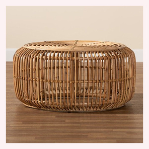 Export Quality Bohemian Rattan Coffee <b>Table</b> <b>Adjustable</b> Multi Functional Center <b>Table</b> for Living Room and Lounge - Product Image 1