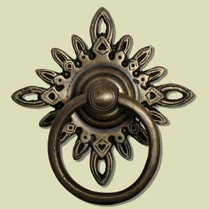 Battant de porte antique en laiton massif, battant de porte en laiton fait main pour entrée principale, battant de porte d'entrée robuste en laiton pur - Product Image 2