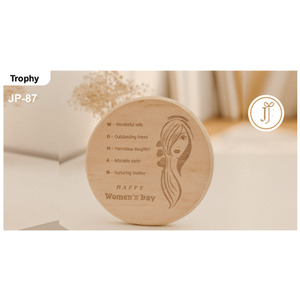 Premium Personalized Wooden Table <b>Top</b> Decorative Piece with Printing for Mother's Day and Halloween - Product Image 1