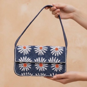 Bolso Bandolera de Lino Hecho a Mano, Estilo Bohemio Indio, Ligero, Gran Capacidad, Impermeable, Ecológico, para Mujer, para la Noche - Product Image 2