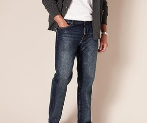 Pantalones Vaqueros Casuales de Tela Oxford Elástica de Corte Regular con Logotipo Personalizado, Pantalones Rotos Rectos para Hombre, Elásticos y Transpirables - Product Image 3