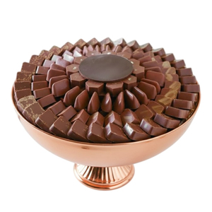 Tazón de chocolate de acero inoxidable de calidad superior, ecológico, con acabado plateado, para servir postres en fiestas o cualquier evento. - Product Image 2