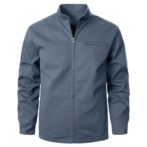 ZZH371 <b>Men's</b> Safari Casual Winter Canvas Zipper Mandarin Collar OEM Service <b>Jacket</b> - Product Image 6