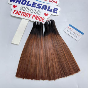 Extensiones de cabello de Trama humana vietnamita de alta calidad, superventa, sin procesar, natural, recto, varios colores - Product Image 1