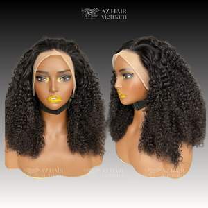 Peluca rizada birmana al por mayor, 180% 200% 250% densidad encaje birmano rizado pelucas de cabello humano personalizar HD encaje Frontal pelucas - Product Image 4