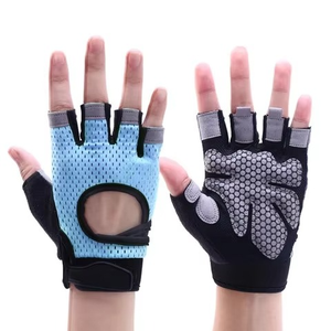 Guantes de Gimnasio de Nylon de Medio Dedo, Duraderos y Ligeros, de Alta Calidad, Ecológicos, para Entrenamiento, Venta al Por Mayor OEM/ODM - Product Image 1