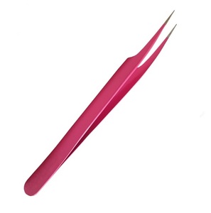 Pinzas Quirúrgicas Clásicas Duraderas para Cejas, Punta Inclinada y Puntiaguda, Acero Inoxidable Negro, 4 Estilos, Venta al por Mayor de Fábrica - Product Image 1