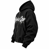 Sweat-shirt à capuche zippé personnalisé pour homme, unisexe, style streetwear, en molleton, fabricant de vêtements personnalisés