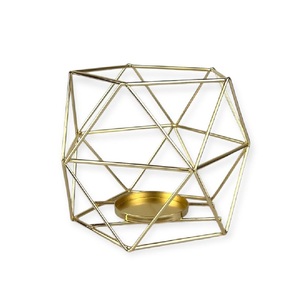 Industry Trending Polish Finished Metal <b>Wire</b> Candle Holder Christmas Wedding Handmade Trendy Iron Stand Customized Size Shape - Product Image 3