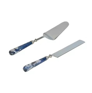 Premium Living <b>Cake</b> Cutting Set Metal Knife and Server Stainless Steel <b>Slice</b> Lifter Dessert Kit - Product Image 3