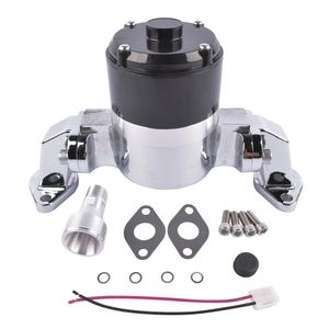 Pompa dell'Acqua Elettrica in Alluminio Cromato ad Alte Prestazioni per Motori V8 BBC Big Block Chevy 396 427 454 Modello 8020C - Product Image 5