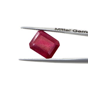 Rubis naturels de Bangkok, octogones calibrés 11x14mm, pierres précieuses de rubis naturelles facettées pour la fabrication de bijoux, prêtes à l'emploi - Product Image 2