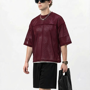 Camiseta de Lona Sólida para Hombre, Elegante, de Alta Calidad, Cómoda, Nueva Llegada, Estilo Urbano, Cuello Redondo, Algodón Casual - Product Image 4