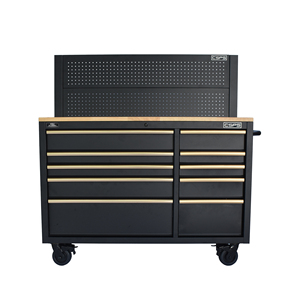 Matte Black Powder Coated Steel 10 <b>Drawer</b> <b>Tool</b> Cabinet Family keywords: for Garage Workshop Storage Use - Product Image 1