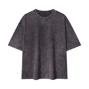 เสื้อยืดโอเวอร์ไซส์ผู้ชาย พิมพ์โลโก้ตามสั่ง แฟชั่นใหม่ คุณภาพสูง สไตล์วินเทจ เสื้อยืดโอเวอร์ไซส์สำหรับผู้ชาย OEM ดีที่สุด - Product Image 1