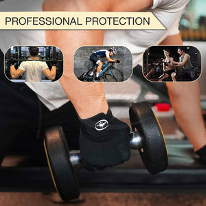 High Quality Half Finger Neoprene Gym <b>Gloves</b> Adjustable Wrist Closure Lightweight Customized Colors Weightlifting - Product Image 5