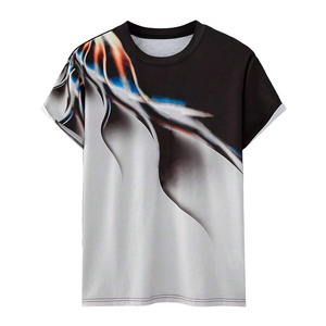 Men's Unisex Sublimation T-<b>Shirts</b> High Quality Custom 100% Cotton Eco-Friendly Breathable Full Print - Product Image 1