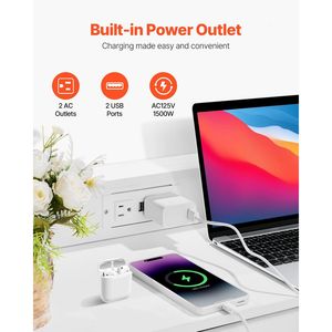 Comò alto a 9 cassetti con luci LED integrate, contenitori in tessuto e robusto telaio in metallo per l'organizzazione dell'armadio - Product Image 4