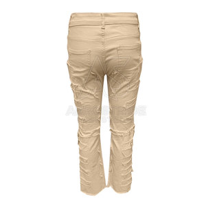 Pantalones de Lona Ligera de Primera Calidad, 100% Algodón, Tela Suave y Elástica, Ajuste Cómodo para Moda Casual Urbana - Product Image 4