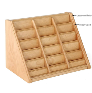 ที่ใส่ป้ายชื่อไม้ทรงสี่เหลี่ยม ดีไซน์ทันสมัย ทำด้วยมือ ขนาด 3x4 นิ้ว ของตกแต่งงานเทศกาลและงานปาร์ตี้ - Product Image 3