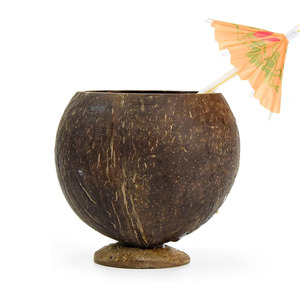 Taza de recuerdo de alta calidad hecha de cáscara de coco, fabricada en Vietnam, vaso ecológico para beber coco. - Product Image 1