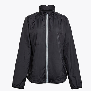 Veste de course unisexe grande taille, pliable, coupe-vent, hydrofuge, softshell, avec empiècements réfléchissants, fermeture éclair intégrale, pour sports de plein air - Product Image 1