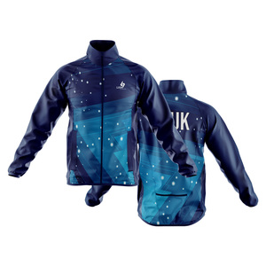 Chaqueta Cortavientos LUUK International Personalizada para Hombre, de Alta Calidad, Transpirable, con Cierre de Cremallera, Cuello Alto, Impermeable - Product Image 3