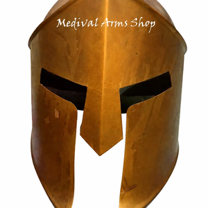 Casco Deportivo Medieval Hecho a Mano, Chapado en Oro, de Acero Suave, con Pluma Negra, Armadura Pulida, para Reenactment, Cosplay, Aniversario - Product Image 2