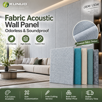 Panneau mural acoustique en tissu NRC 0.9 de 9 mm d'épaisseur, écologique, insonorisant, décoratif pour les hôtels résidentiels haut de gamme, les salles