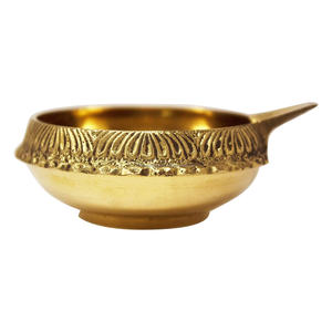 <b>Brass</b> Diwali Diya Kuber Diya & Pooja Deepak | Elegant <b>Brass</b> <b>Oil</b> <b>Lamps</b> for Diwali Decorations, Religious Ceremonies - Product Image 1