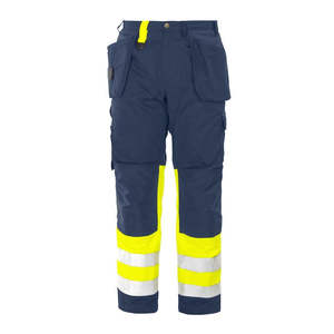Pantalon de travail décontracté haute visibilité pour l'automne, réfléchissant et de sécurité, 100% Rayonne, personnalisé, respirant, certifié EN, anti-plis, pour hommes, vente en gros - Product Image 5