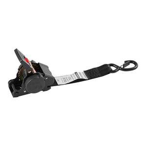 Kit de Amarre con Gancho en S para Remolque Fijo, Resistencia a la Rotura de 1649 Libras, Carga de Trabajo de 550 Libras, para Coche, con Trinquete y Topes para Ruedas - Product Image 1