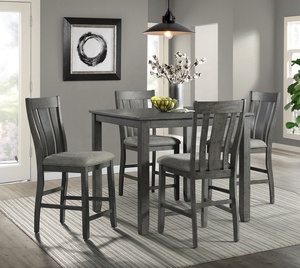 Alcatraz Bộ đồ ăn hiện đại 6 món 4 ghế bên 1 ghế 1 bàn MDF + Bạch Dương Veneer phòng ăn hình chữ nhật đồ nội thất gia đình - Product Image 6