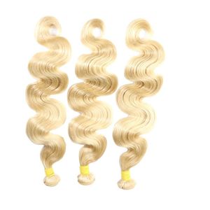 Extensiones de Cabello Humano Indio Rubio, 3 Paquetes, Ondulado y Rizado Profundo, Tejido a Máquina - Product Image 2