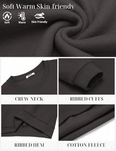 Sudadera de Cuello Redondo Personalizada con el Mejor Diseño para Hombre, Estilo Urbano, 100% Algodón, Oversize, Hombros Caídos, Sudadera de Moda - Product Image 3
