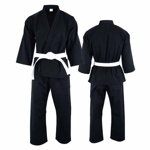 Wholesale Price Karate Uniform Martial Arts Wear <b>Sale</b> Cheap Price Unisex Stretch Breathable Polyester/Cotton OEM Service - Product Image 1