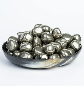 Piedras de Pirita Dorada Natural Pulimentadas de 18-25 mm para Joyería, Manualidades, Decoración del Hogar, Feng Shui, Venta al por Mayor - Product Image 4